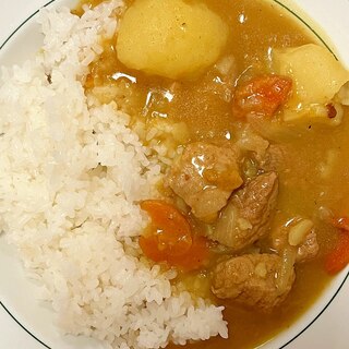 ルーから手作りカレー